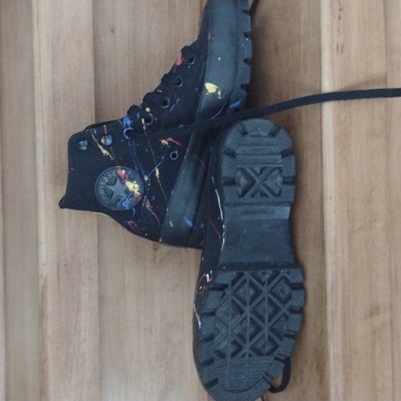 Converse Chuck Taylor painted High Top Sneakers - Picture 4 of 7